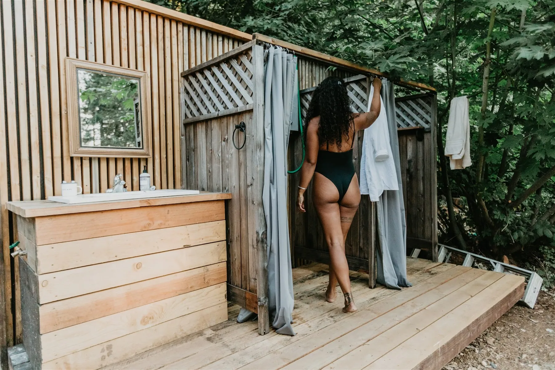 Glamping tent