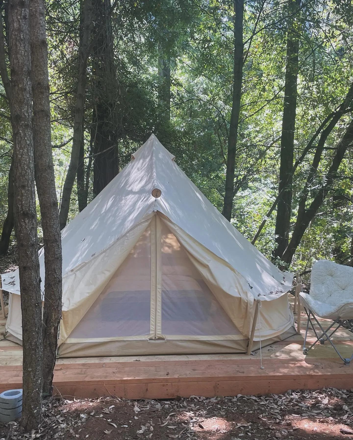 Glamping tent