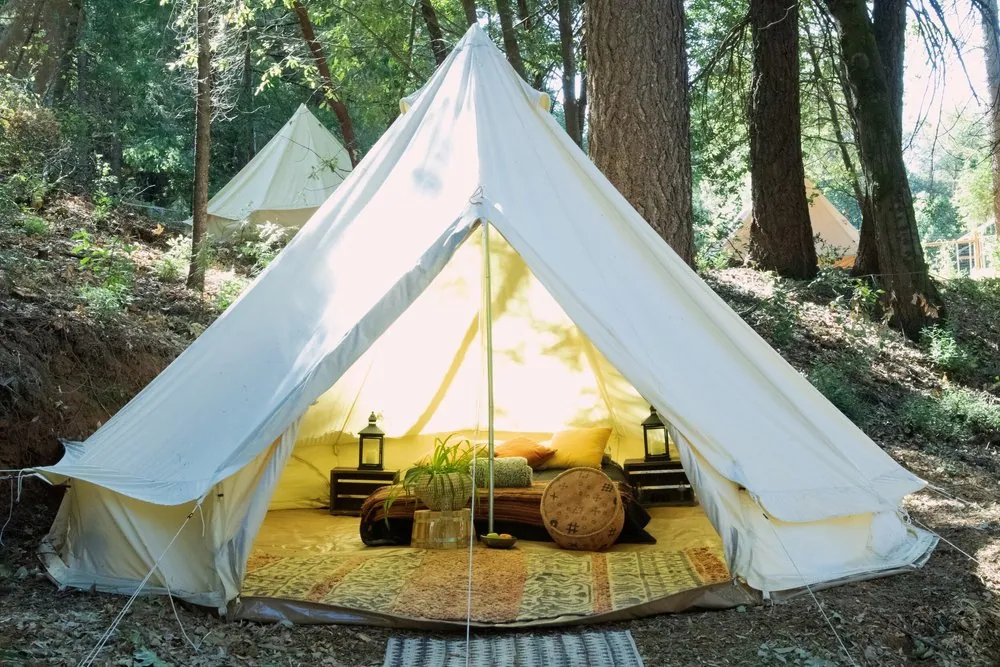 Glamping tent