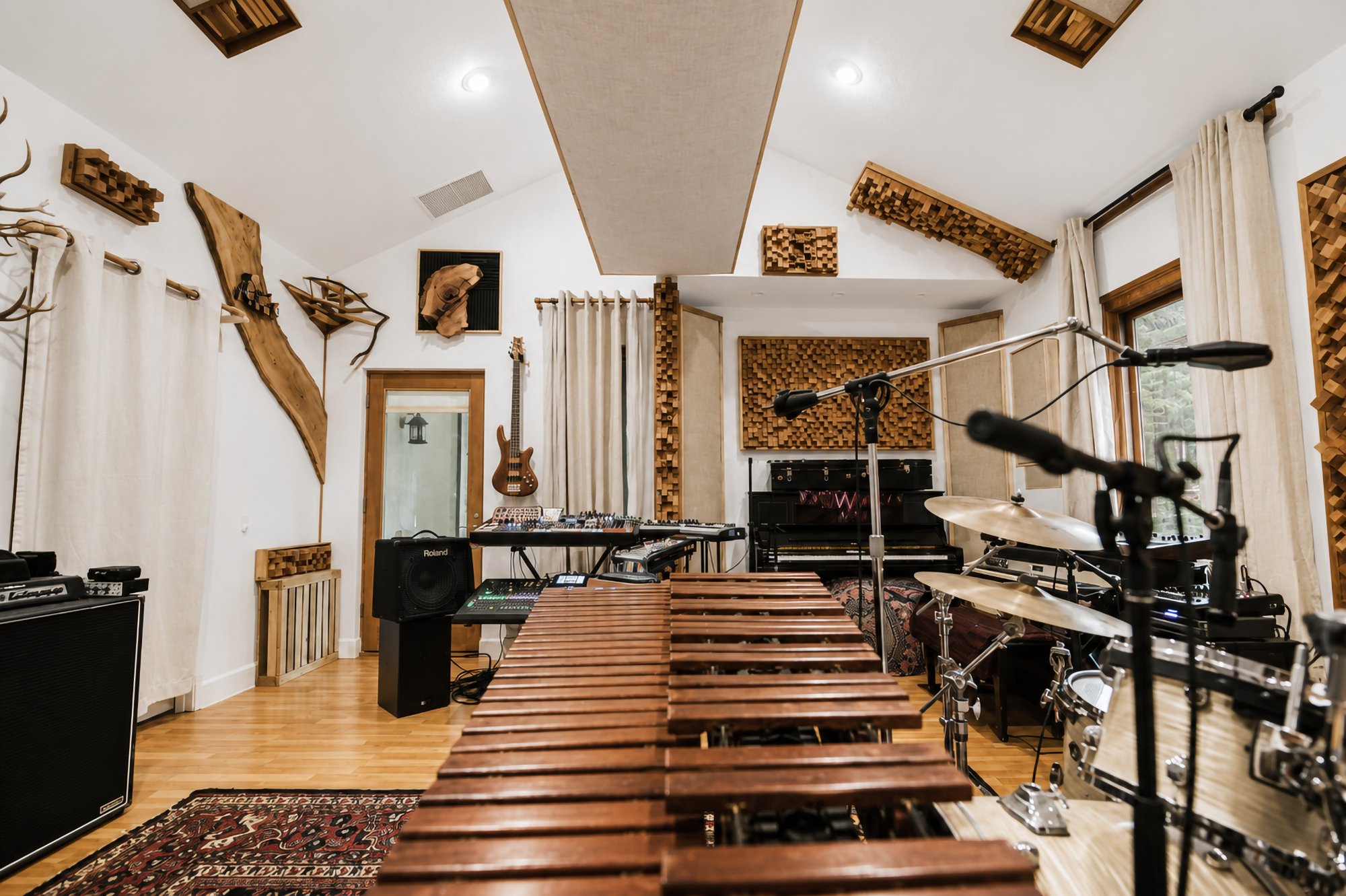 The live room at Madrone Studios